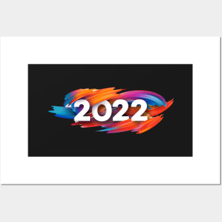 2022 happy new year Posters and Art